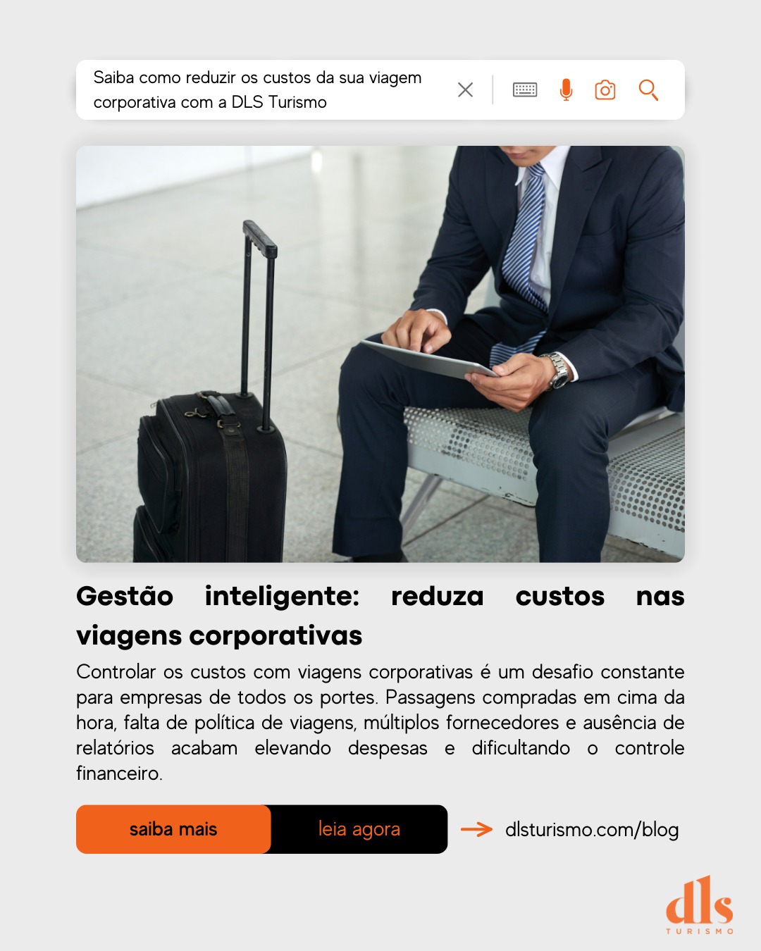 Saiba como reduzir os custos da sua viagem corporativa com a DLS Turismo